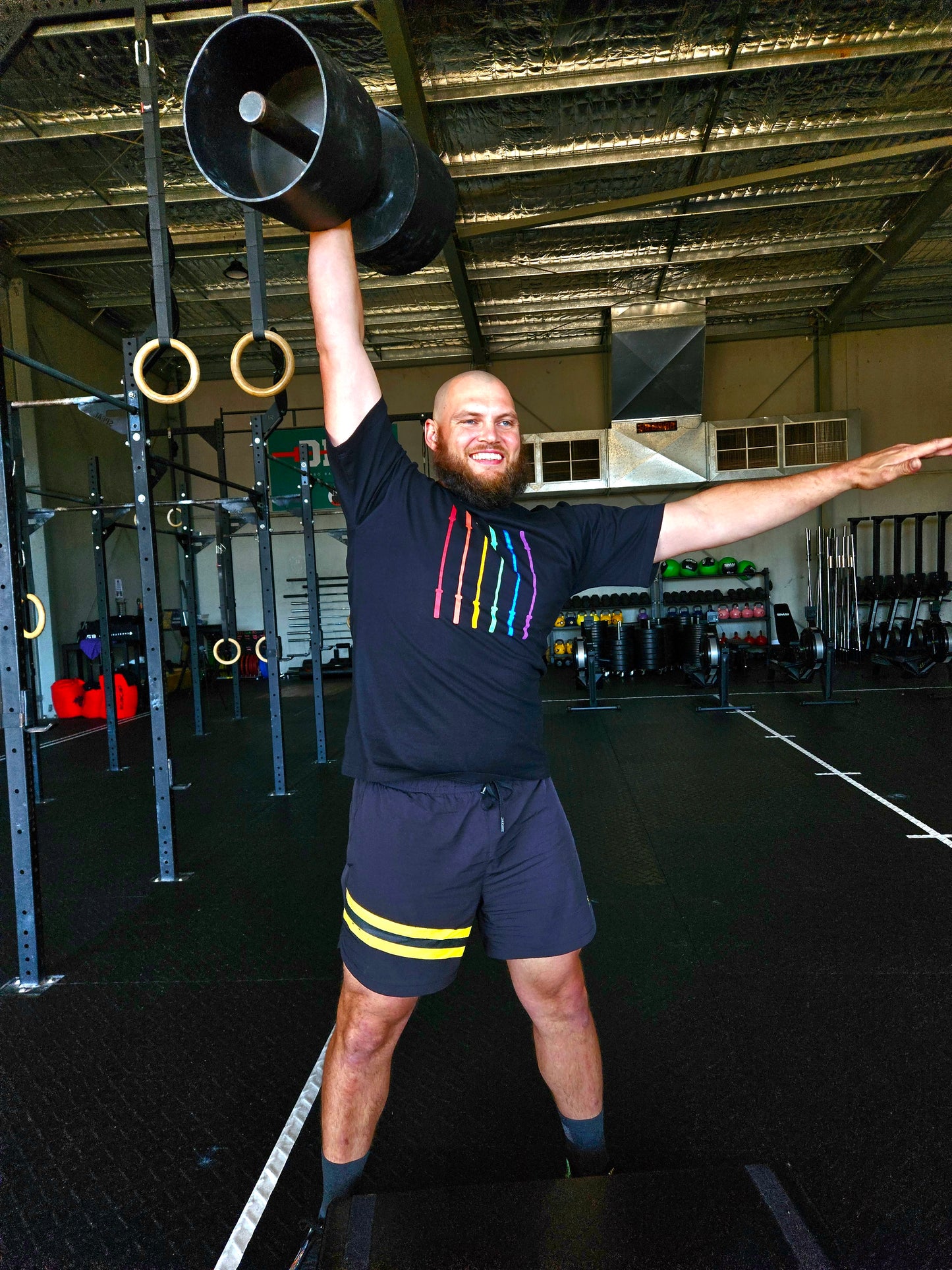 Rainbow Barbell OG1 (Front Design) - Regular Tee (Clearance)