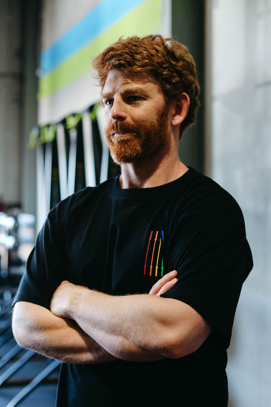 Rainbow Barbell regular tee