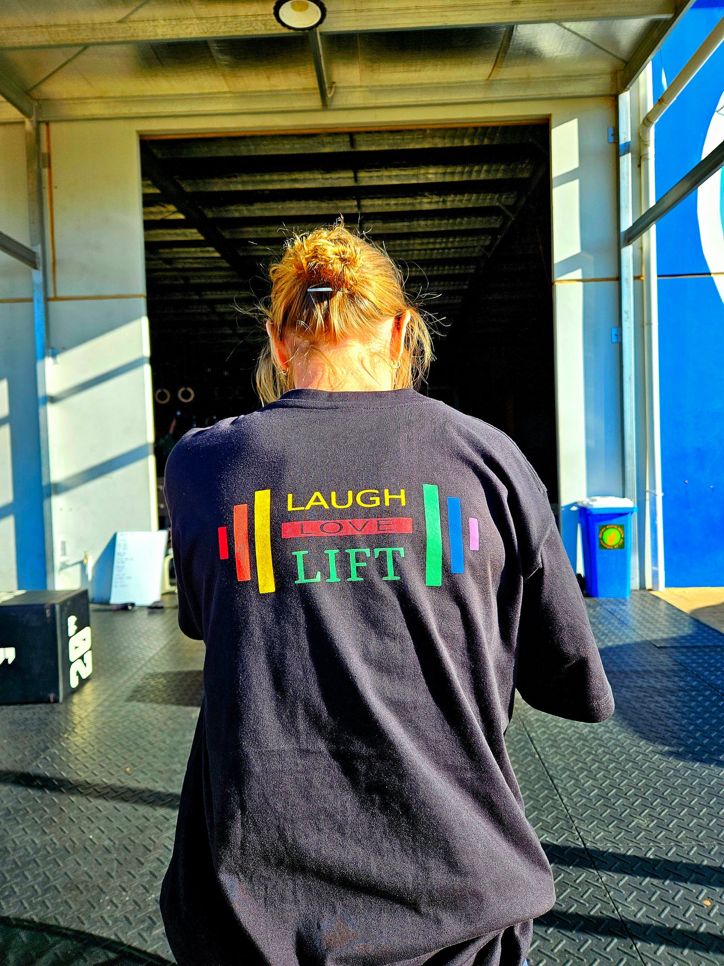 OG Laugh, Love, Lift  (Front and Back design) - Regular Tee (Clearance)