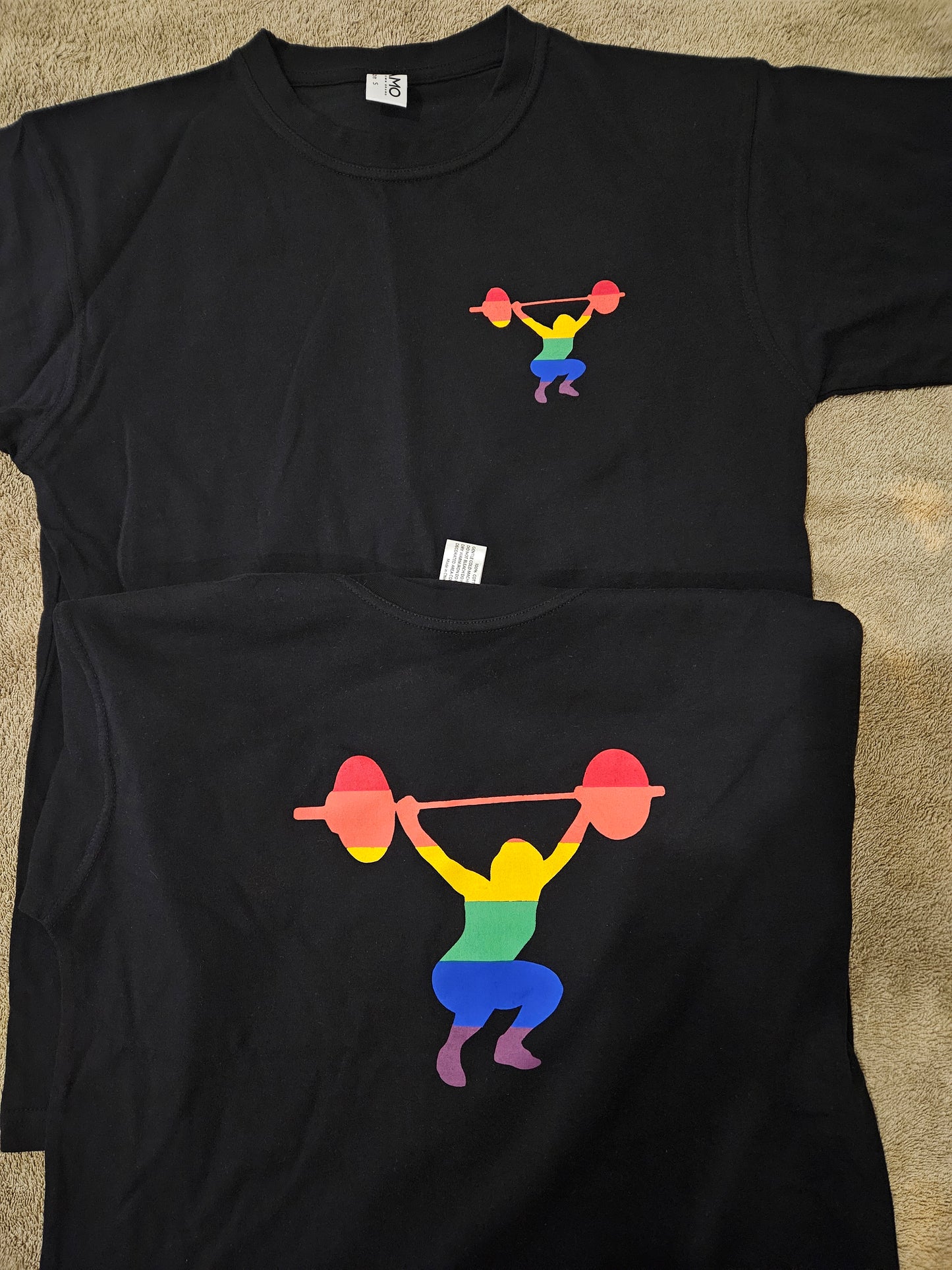 OG Rainbow Lifter (Front and Back Design) - Regular Tee (Clearance)