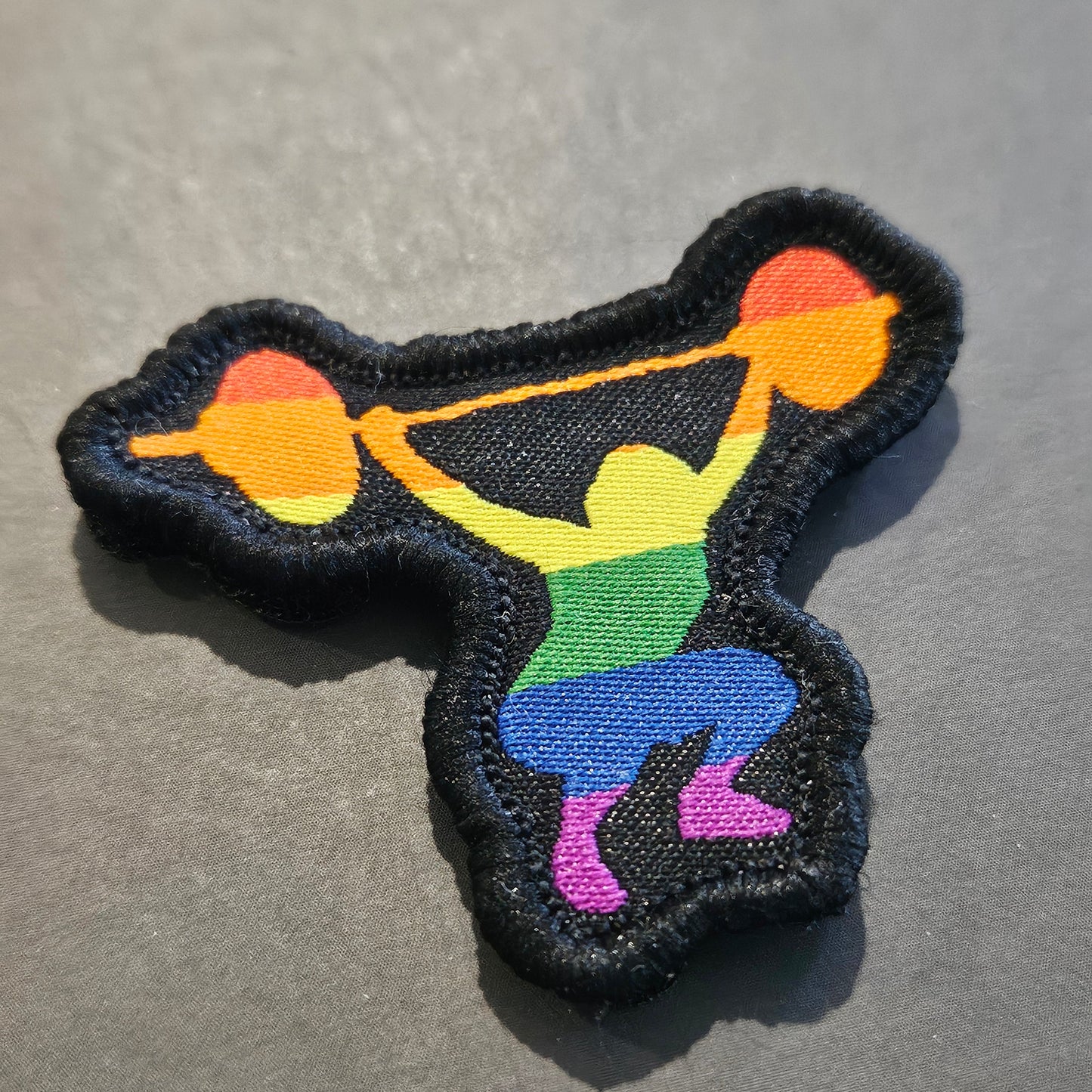 Rainbow Lifter woven patch