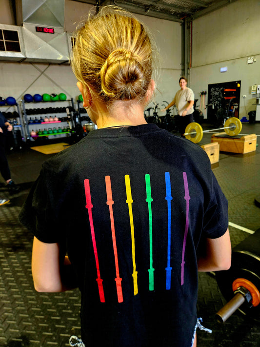Kids Rainbow Barbell - Regular Tee (Clearance)