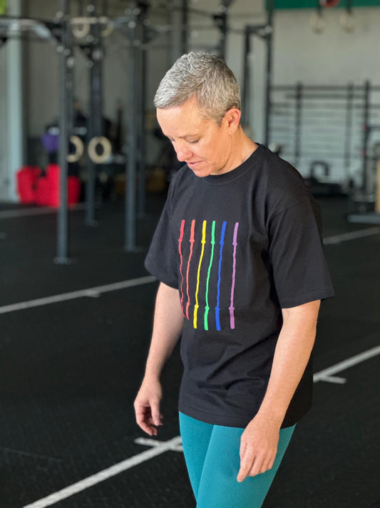 Rainbow Barbell OG1 (Front Design) - Regular Tee (Clearance)