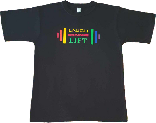 OG Laugh, Love, Lift (Front Design) - Regular Tee (Clearance)