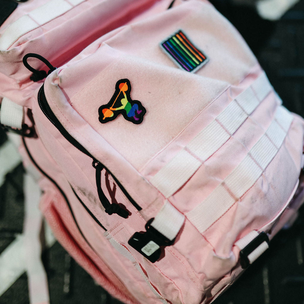 Rainbow Lifter woven patch